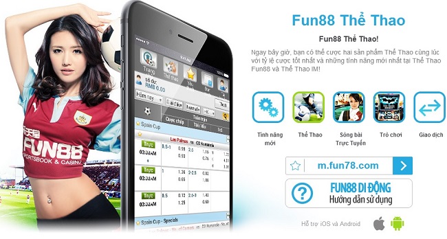 Huong dan cach tai app Fun88 cho di dong